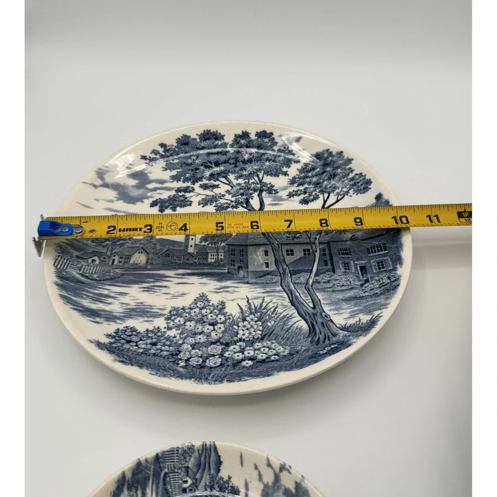 Vintage Holmar English Village Blue 10